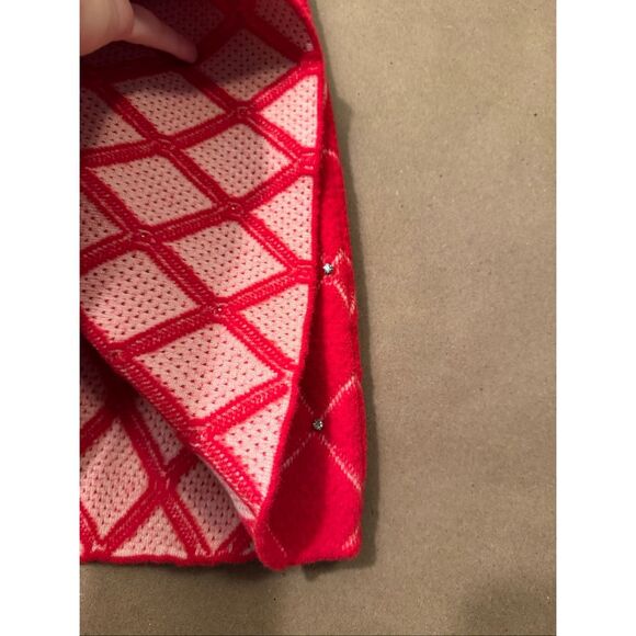 Maje Red Embellished Mini Skirt MSRP: $320 - Picture 5 of 9